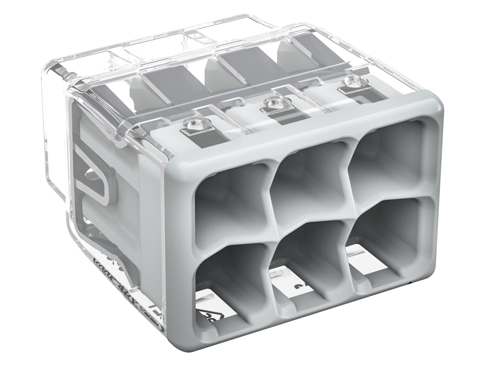 WAGO - KOMPAKT skjøtekontakt for massive og tvinnede leder