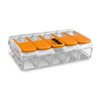 WAGO - COMPACT skjøtekontakt for alle ledertyper, gjennoms