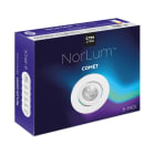 CTM Lyng - Downlight NorLum Comet hvit tiltbar 6-pack