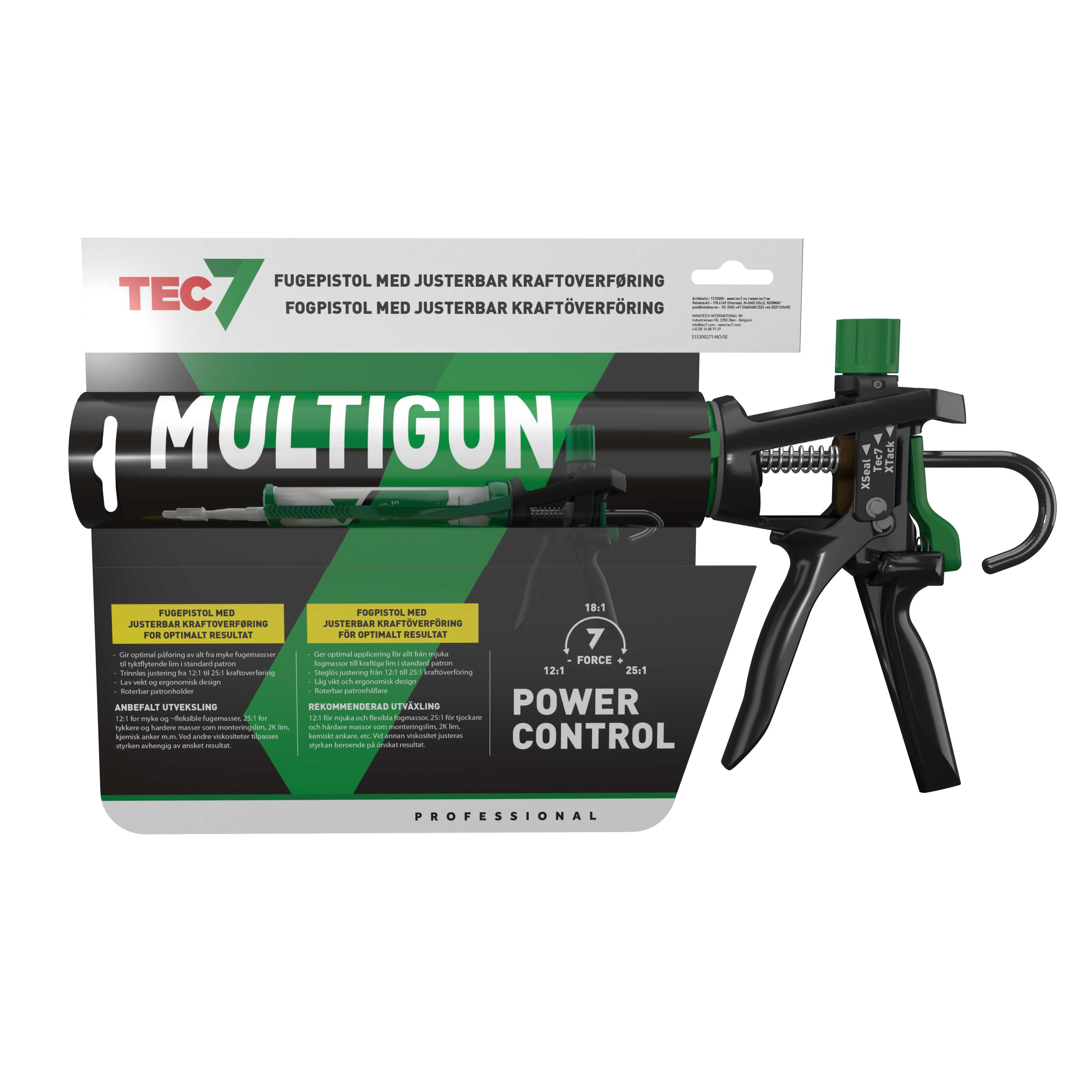Relekta - Fugepistol trinnløs regulerin