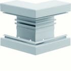 Hager - Utvendig Hjørne Profil BRA65130 Polarhvit