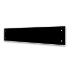Glamox Heating - Glamox H60 GLASS L 600W SVART VARMELIST uten termostat