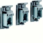 Hager - tilkoblingsklemmer al/ cu ledere, 6-70 mm2 cu/ 35-95mm2 alu (rundpress), effektbryter 3-pol, x160
