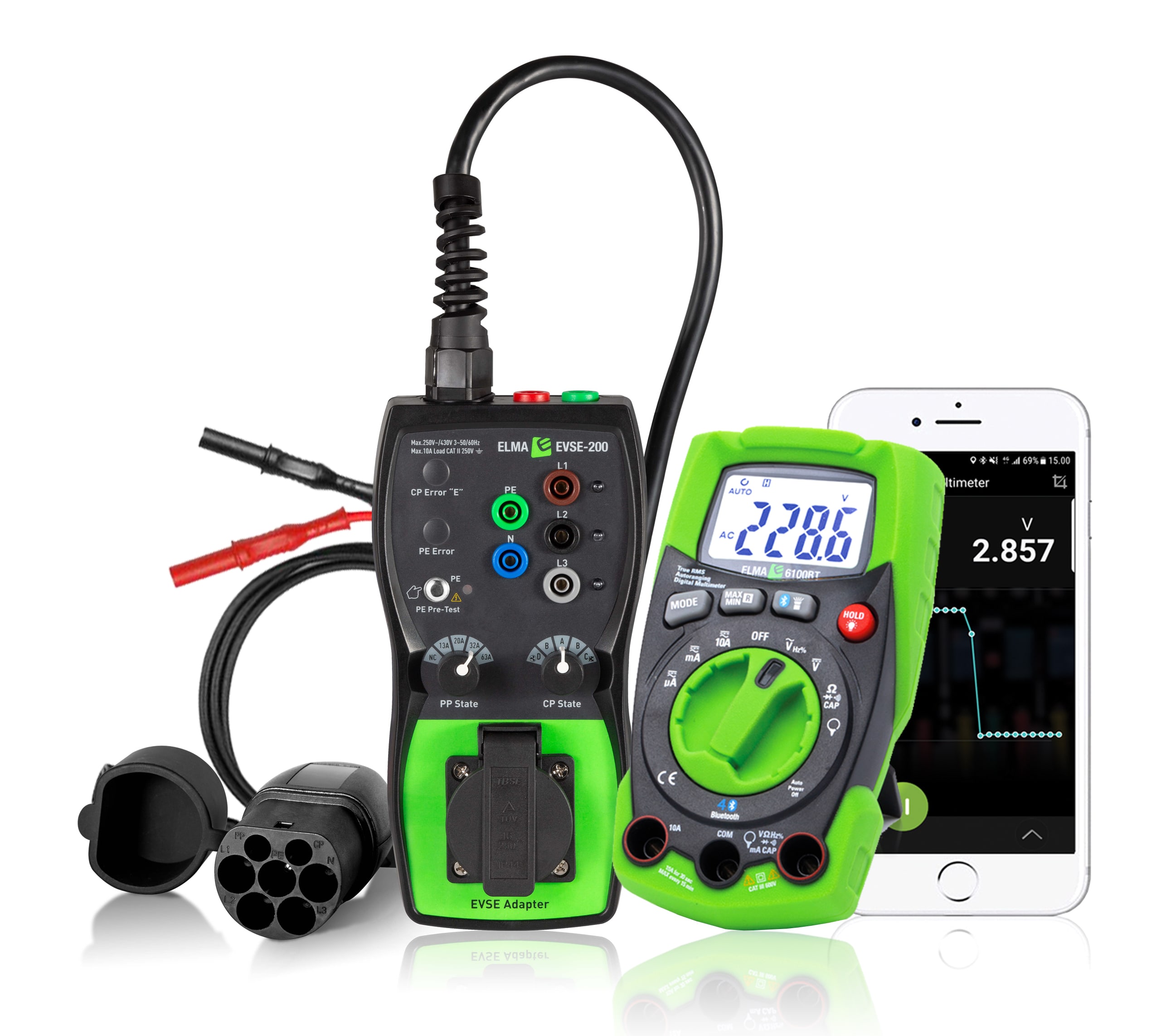 Elma Instruments - Elma Elbil kit m/6100EVSE mul