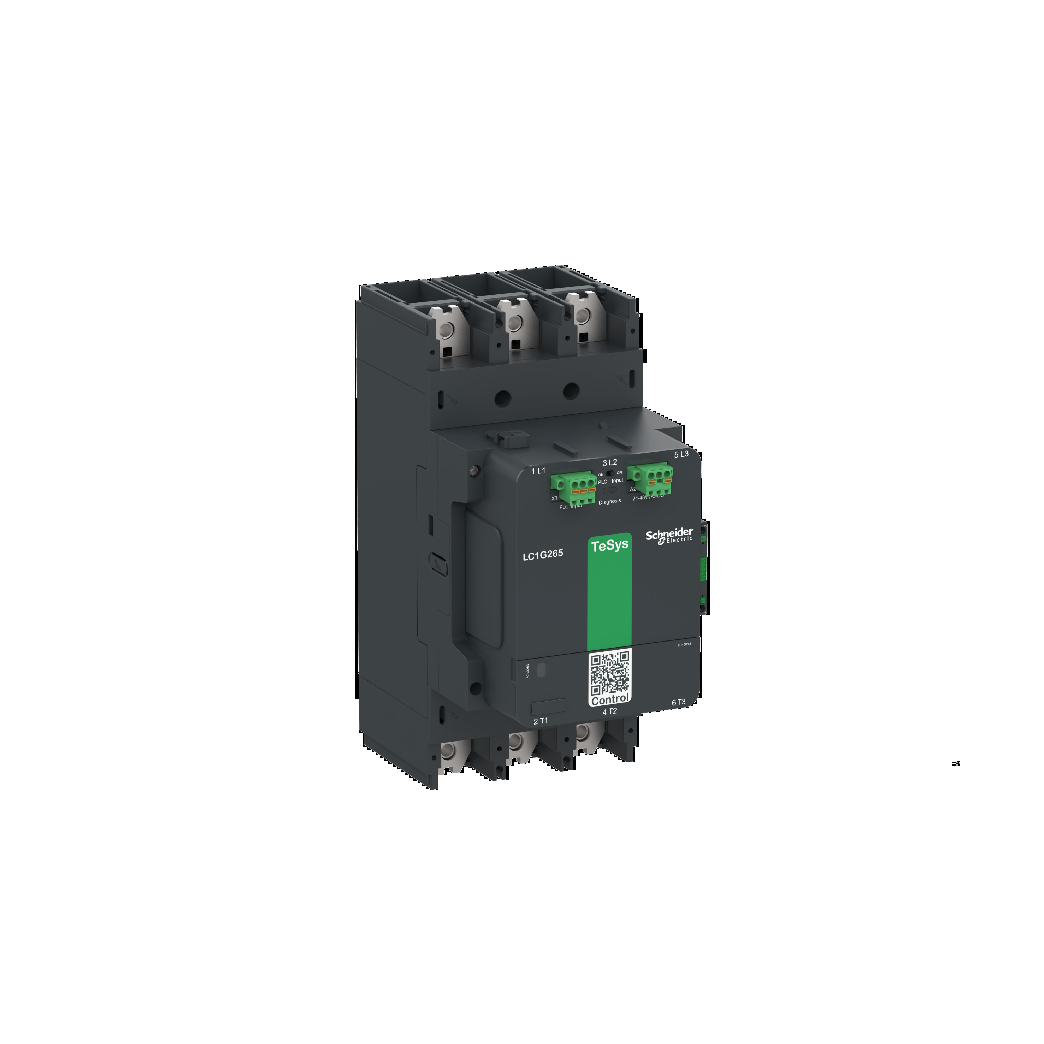 Schneider Electric - Kontaktor TeSys LC1G 330A 440V 3P AC3 avansert 200-500V AC-DC spole