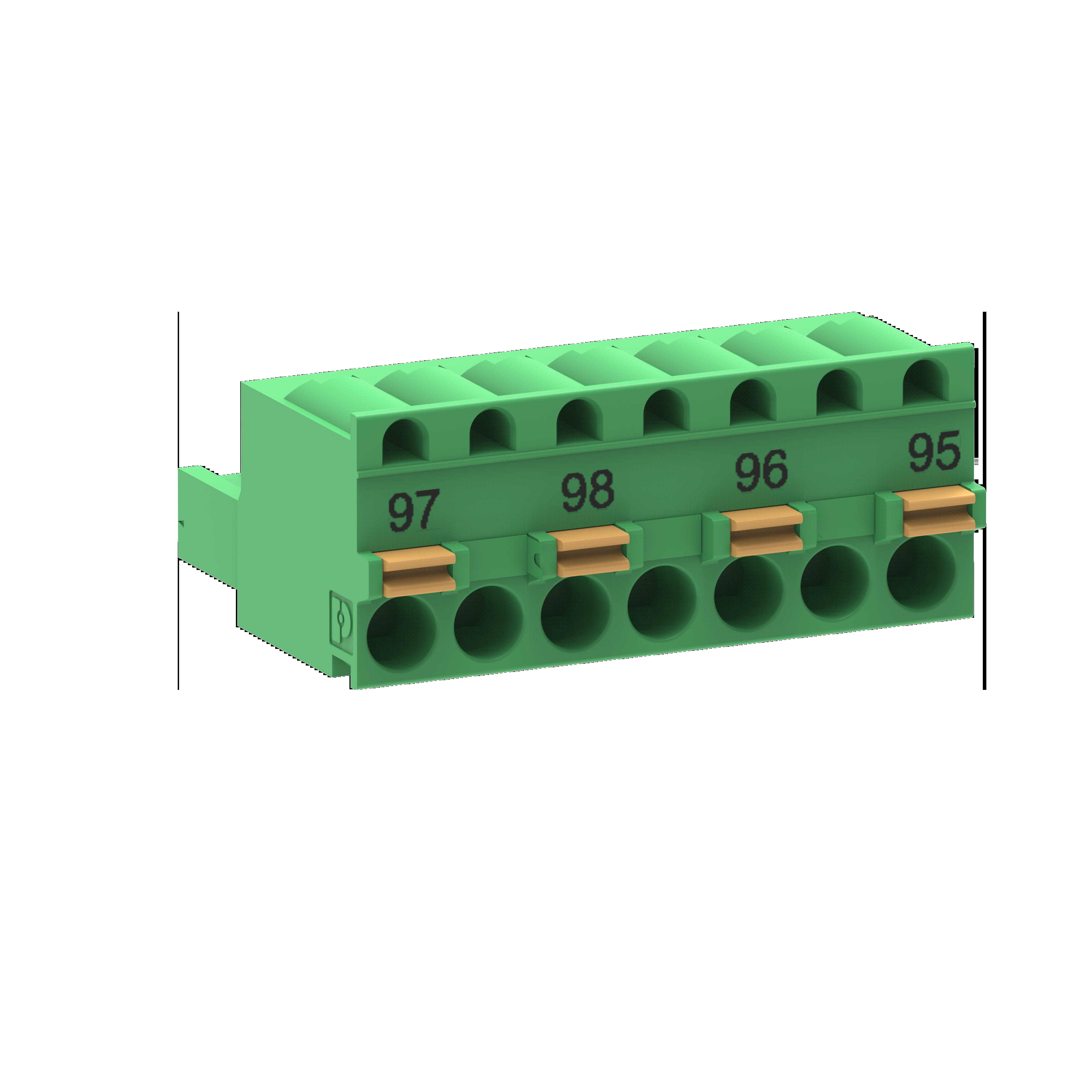 Schneider Electric - Fjærklemme for TeSys Giga ele