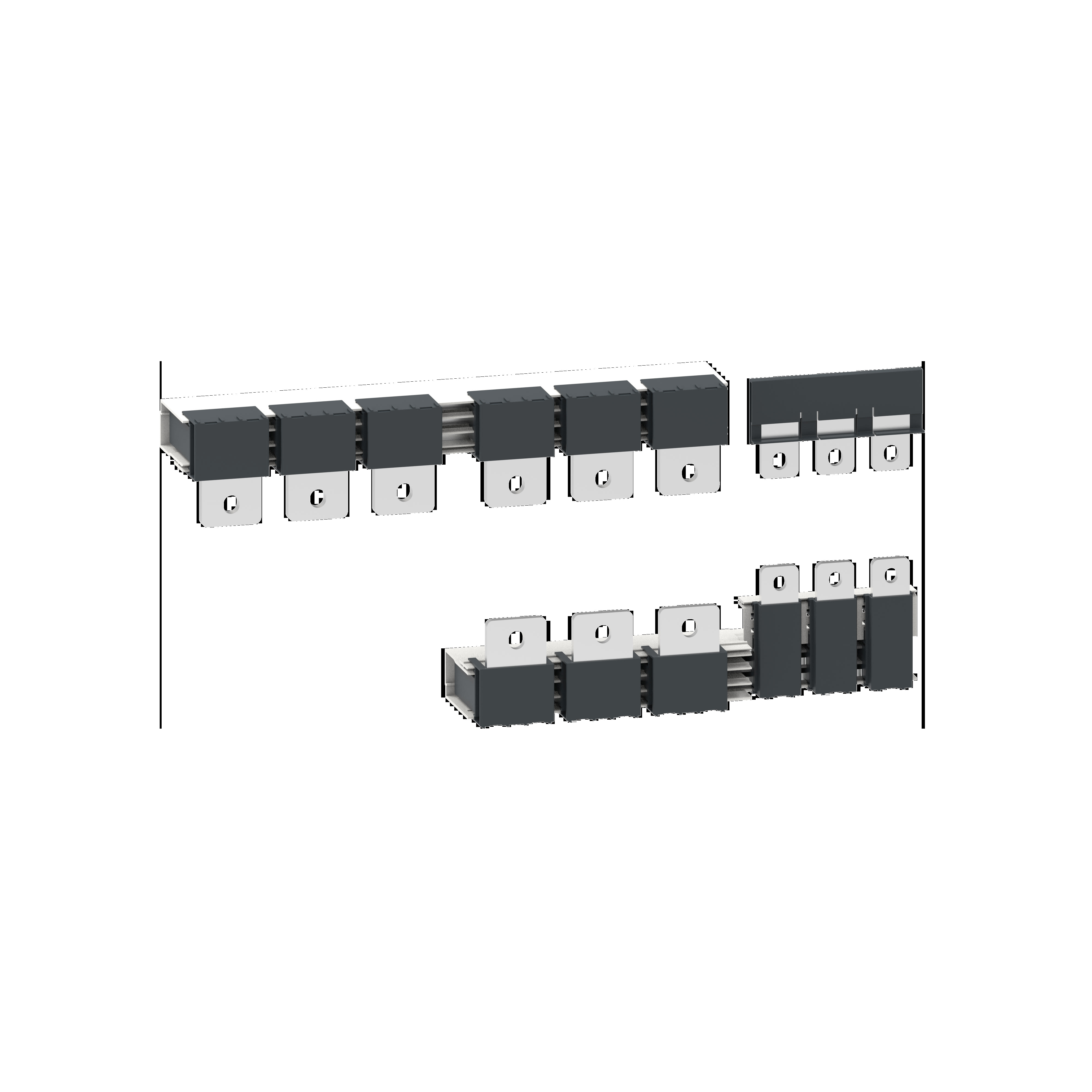 Schneider Electric - Stjerne-trekant kobling kit for TeSys Giga-kontaktor LC1G265-500 (L,D&Y)