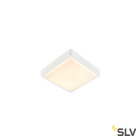 SLV - AINOS SQUARE utendørs LED vegg- og takarmatur hvit CCT bryter 3000/4000K