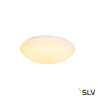 SLV - LIPSY® 50 Dome, LED utendørs vegg- og takarmatur, hvit, IP44, 3000/4000K