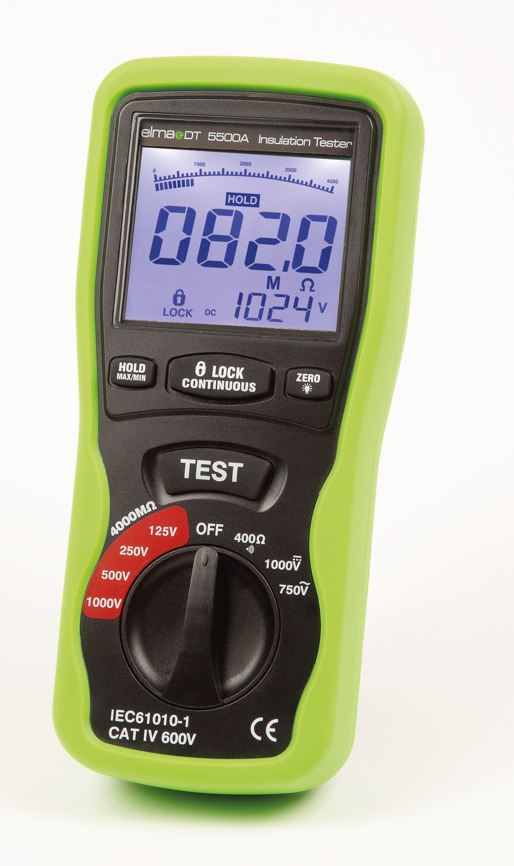 Elma Instruments - Elma DT5500 Multimeter/ Isolasjonstester KAT IV 600V