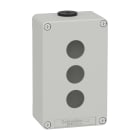 Schneider Electric - Trykknappboks metall grå for 3