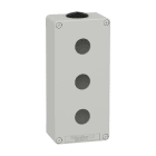 Schneider Electric - Trykknappboks metall grå for 3