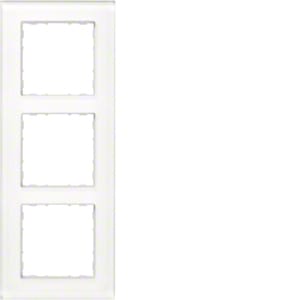 Hager - RAMME TRIPPEL ART GLASS HVIT