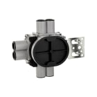 SG Armaturen - VEGGBOKS 1,5 9/12mm 6-LØP STENDER HORISONTAL