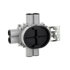 SG Armaturen - VEGGBOKS 1,5 21/24mm 6-LØP STENDER HORISONTAL