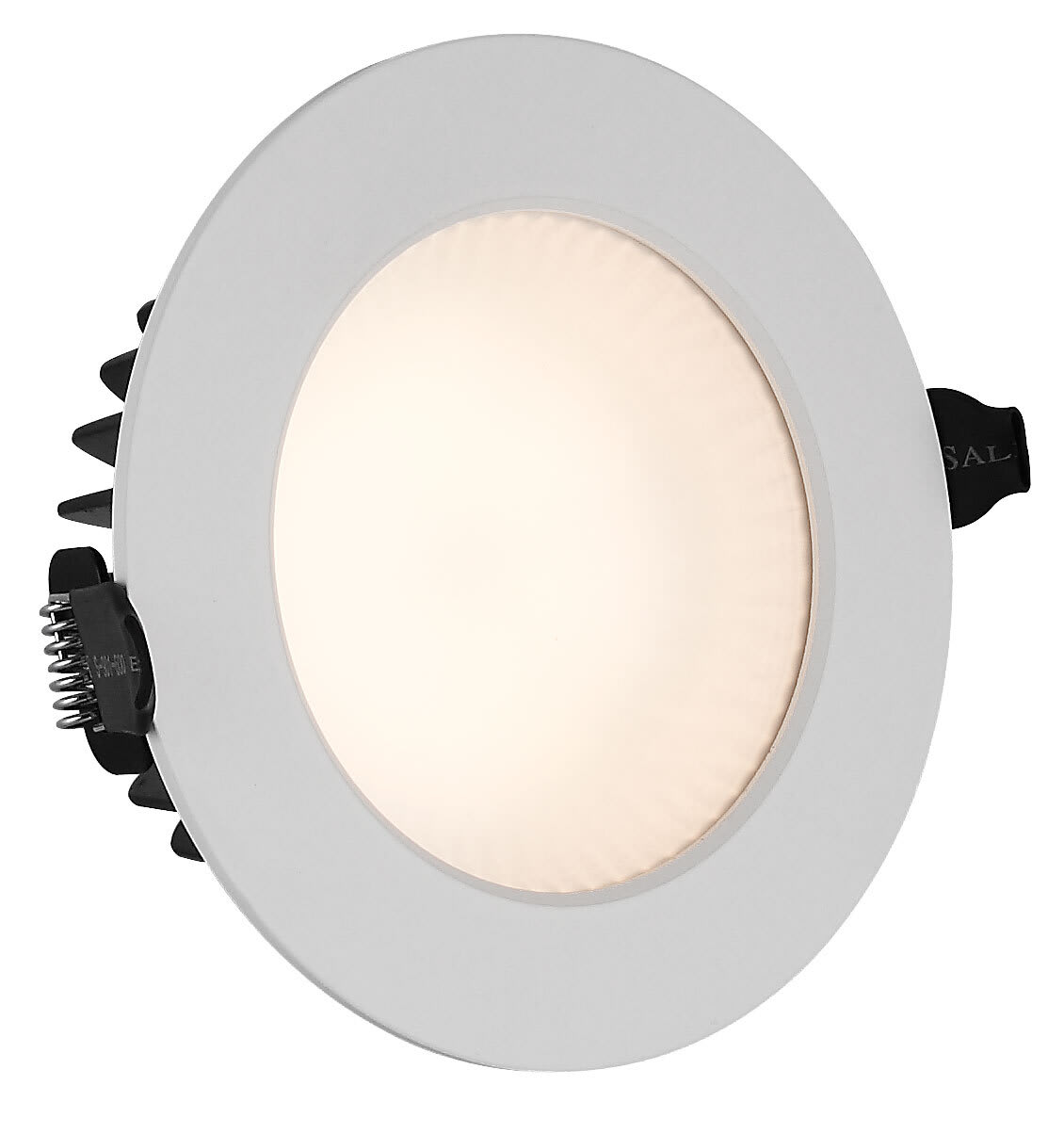 Ipas - Low Direct 9W Hvit anti-corr Lavtbyggende downlight