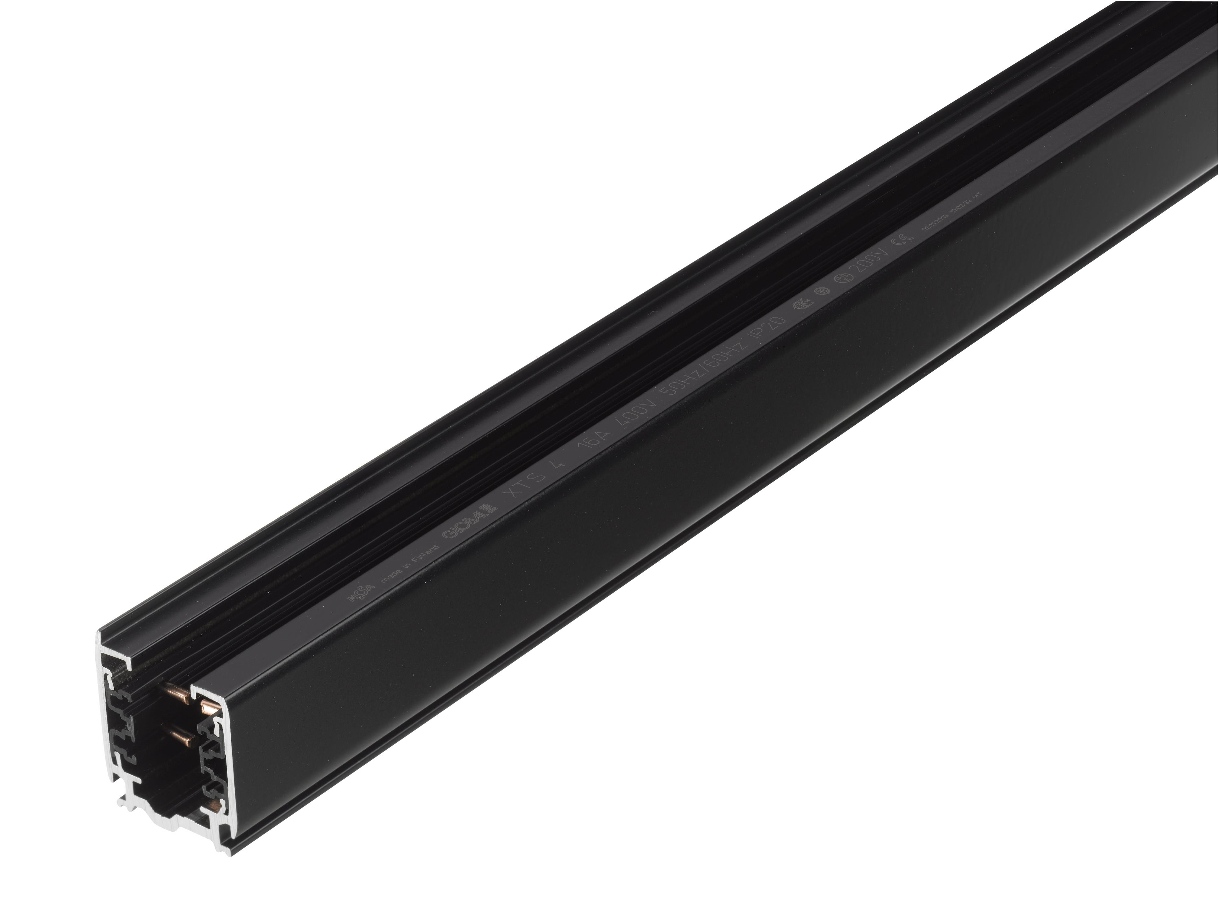 IPAS - IPAS Global XTS 3T skinne2m So 2m skinne sort