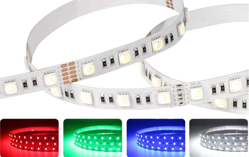 IPAS - IPAS LEDstrips MegaRGB+Hvit - Rull á 5 meter