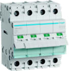 Hager - Lastbryter, modulær, 4 pol 4x63A 4 modul 400V