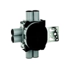 SG Armaturen - VEGGBOKS 1,5 9/12mm 6-LØP STENDER VERTIKAL