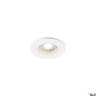 SLV - KAMUELA ECO, Brannklasset innfelt downlight, LED, 4000K, hvit, 38°, kan dimmes, IP65