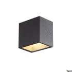 SLV - SITRA CUBE WL, LED utendørs vegg- og takarmatur, antrasitt, IP44, 3000K, 10W