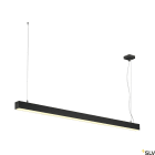 SLV - Q- LINE DALI SINGLE LED, pendelarmatur, kan dimmes, 1500 mm, sort