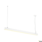 SLV - Q- LINE DALI SINGLE LED, pendelarmatur, kan dimmes, 1500 mm, hvit