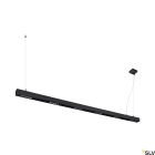 SLV - Q-LINE PD, LED innendørs pendelarmatur, 2m, BAP, sort, 4000K