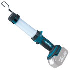 Makita - Kraftig 18V LED arbeidslampe med opphengskrok, rundt lys og spot