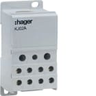 Hager - Avgreningsklemme 1-pol 250A, al/ cu, tilførsel 1x35-95², avganger 11x2,5-25²