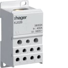 Hager - Avgreningsklemme 1-pol 400A, al/ cu, tilførsel 1x95-150², avganger 11x2,5-25²