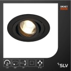 SLV - PIREQ QPAR51 DL sort rund RUND DWL FOR GU10