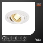 SLV - PIREQ QPAR51 DL hvit rund RUND DWL FOR GU10