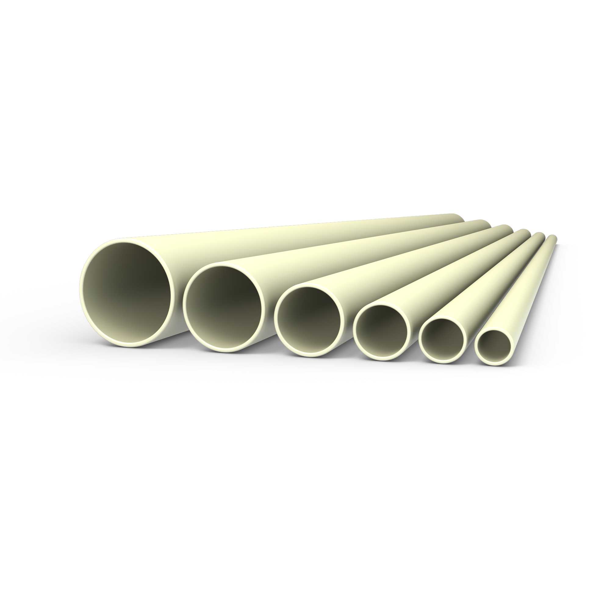 PM Flex - Stive rør 40mm PVC 750N 3m