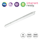 Philips - CoreLine Waterproof LED Industriarmatur IP65 – Interact – 29W – 4000lm Ra>80 4000K – Nødlys – 1200mm