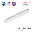 Philips - CoreLine Waterproof LED Industriarmatur IP65 – Interact – 30W – 4000lm Ra>80 4000K – 1200mm