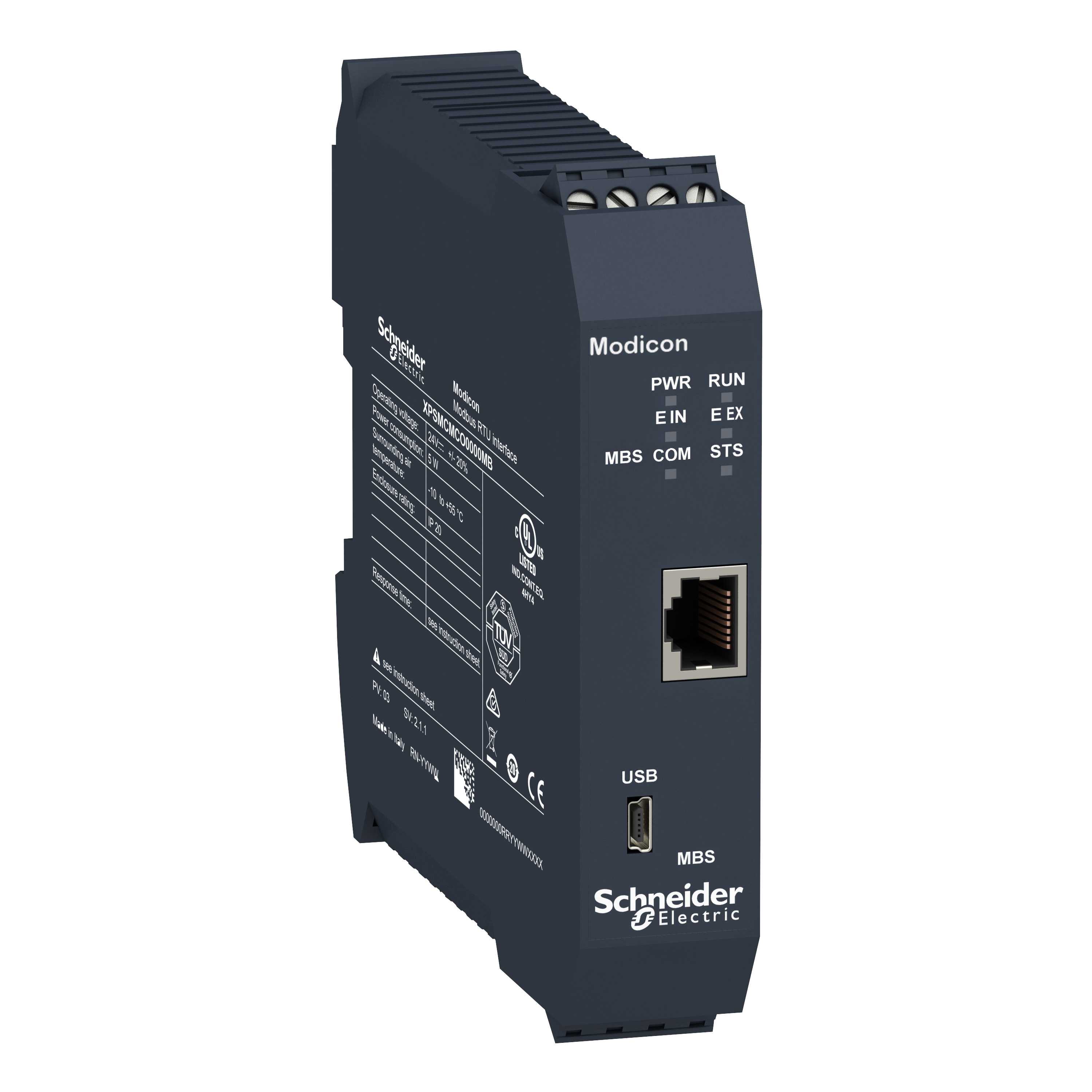 Schneider Electric - Modbus SL  diagnostisk utvidelsesmodul for Modicon MCM med skruklemmer