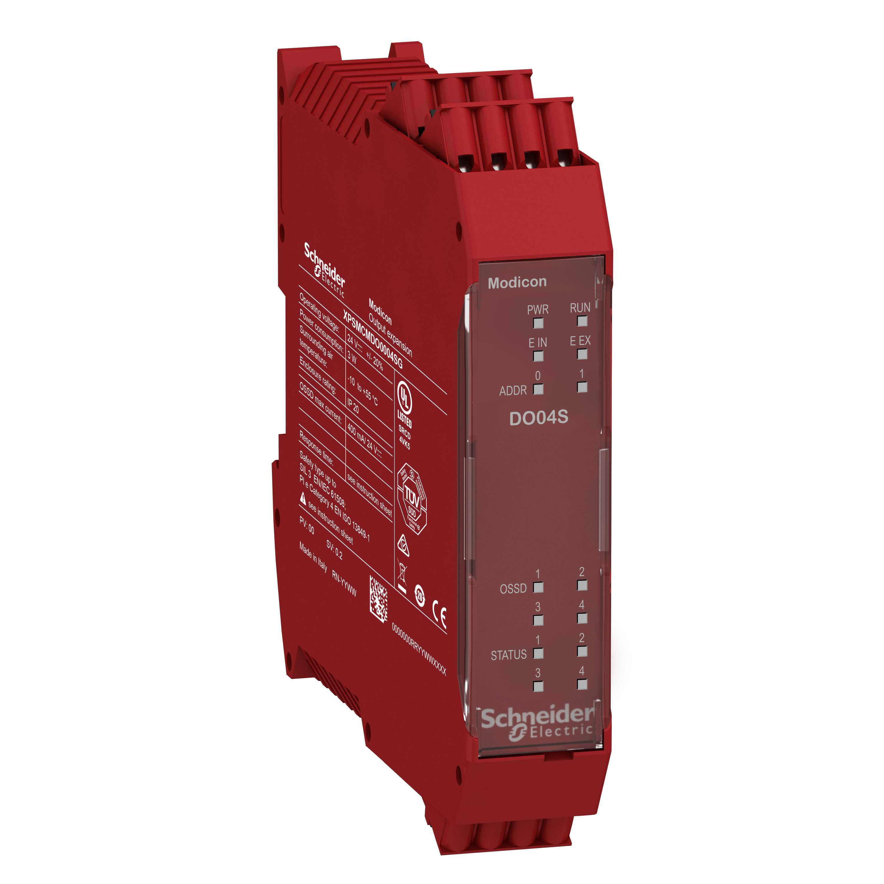 Schneider Electric - Utvidelsesmodul 4 digitale ut XPSMCMDO0004SG