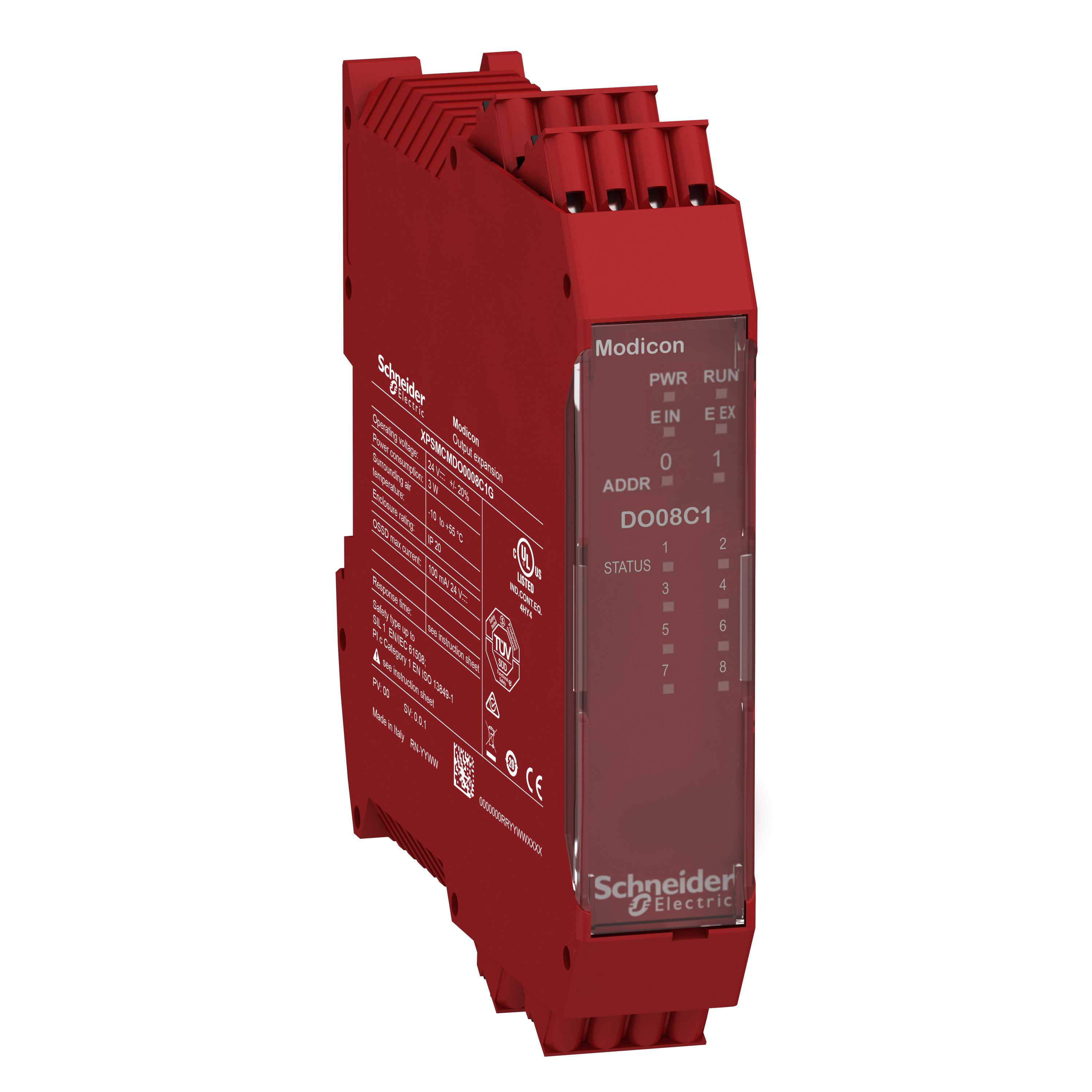 Schneider Electric - Utvidelsesmodul 8 digitale ut XPSMCMDO0008C1G