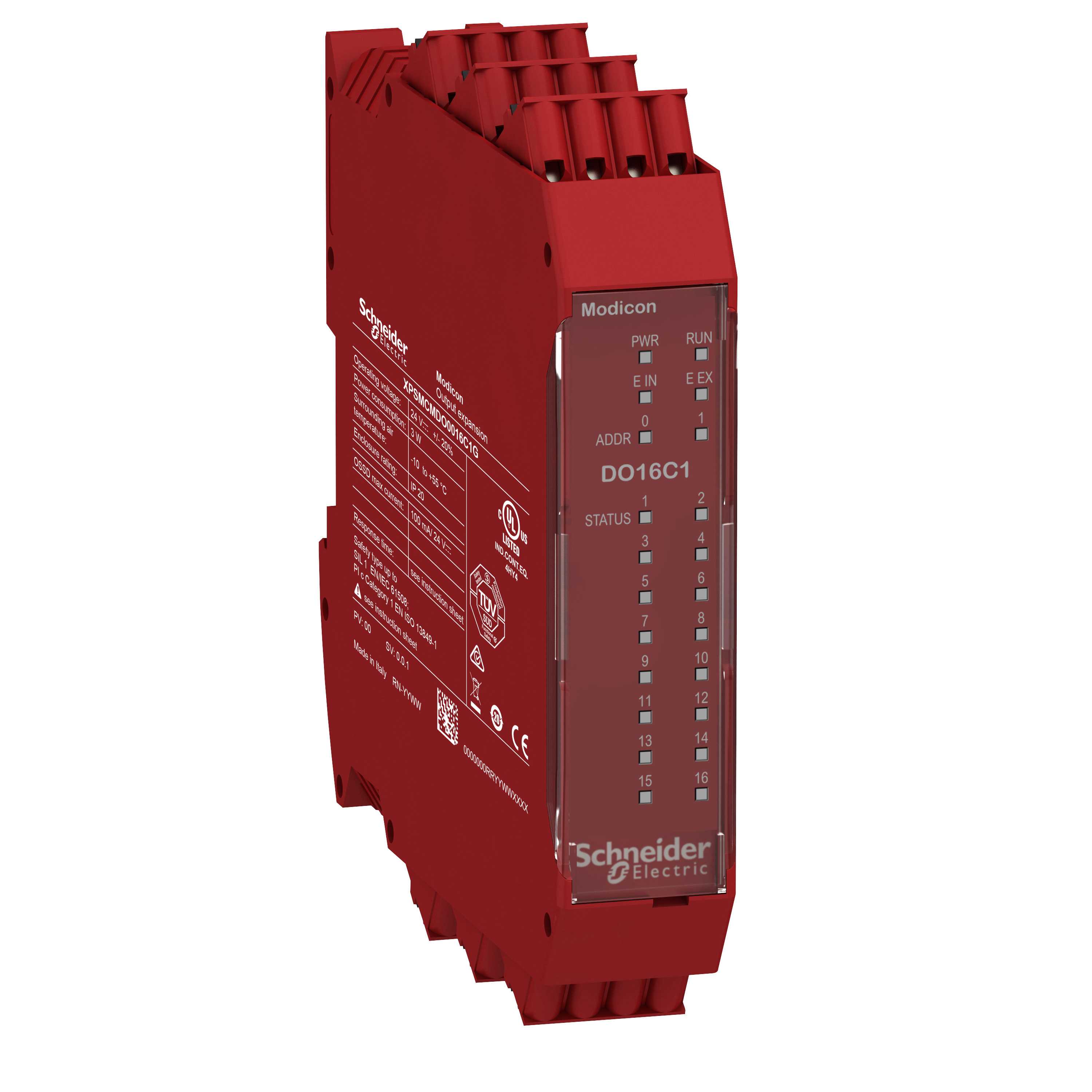 Schneider Electric - Utvidelsesmodul 16 digitale u XPSMCMDO0016C1G