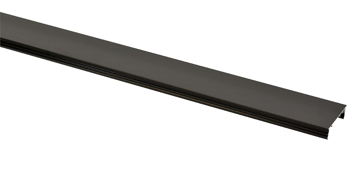 MP Bolagen - Front 80x19mm 3m Al/Sort TB80-2