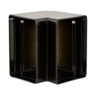 MP Bolagen - Hjørne for 65x100mm Al/Sort TBC100-2