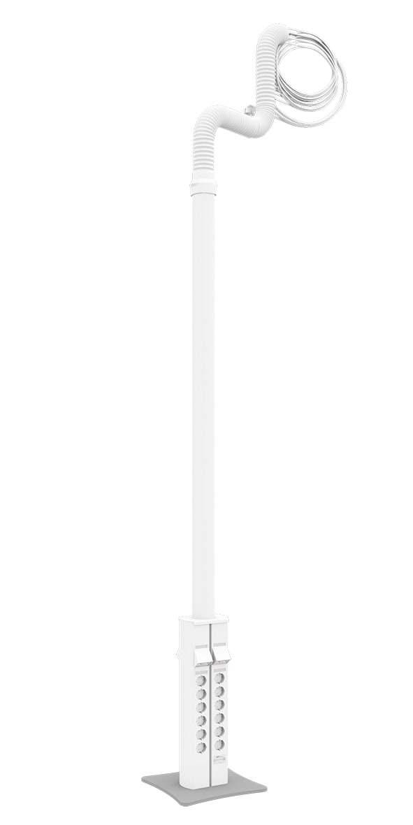 MP Bolagen - Grenstav Quattro 2100mm Hvit MP-U721V