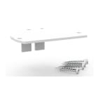 MP Bolagen - Endestykke m/veggf. MP-Flex Hvit MP-U028V