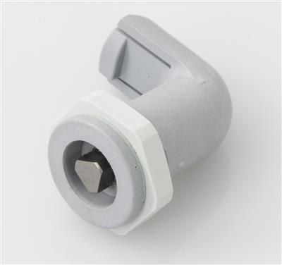 Rose-Elektrotechnik GMBH - Trekantlås 8mm til Polyester / ABS skap