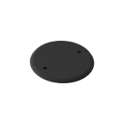 TradeForce - Lokk enkel veggboks 71mm sort Pkn.20 stk. Sonepar