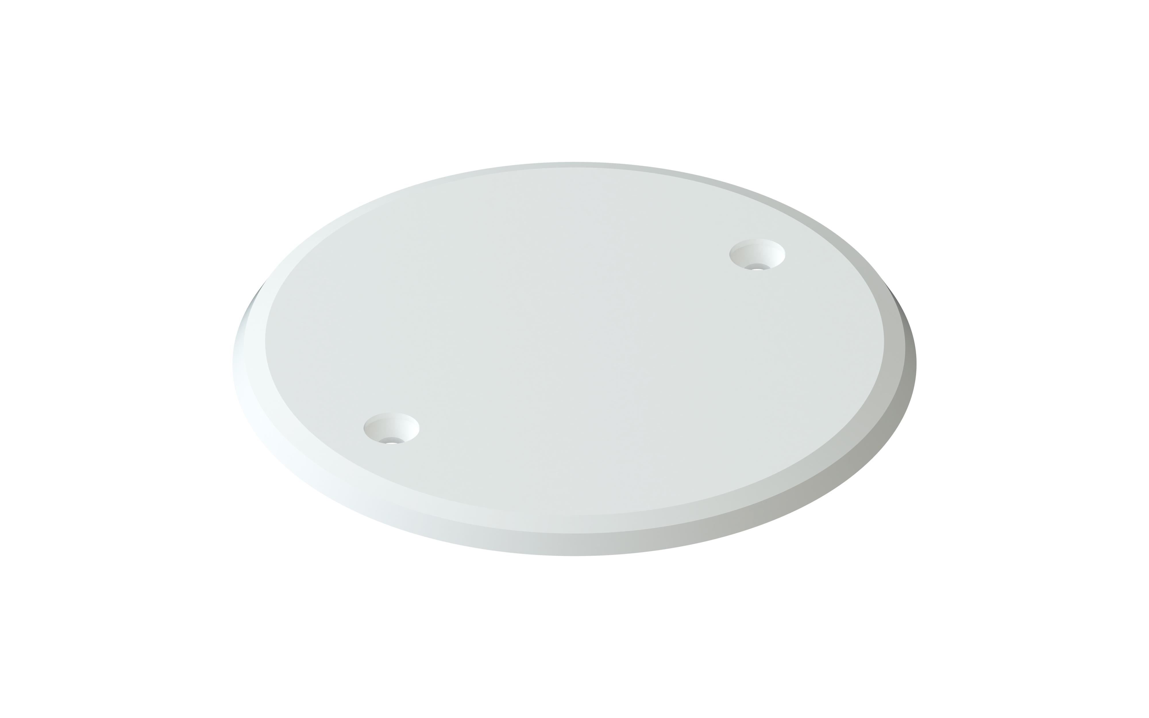 TradeForce - Lokk enkel veggboks 71mm hvit Pkn.20 stk. Sonepar