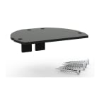 MP Bolagen - Endestykke m/veggf. MP-Flex Sort MP-U028SV