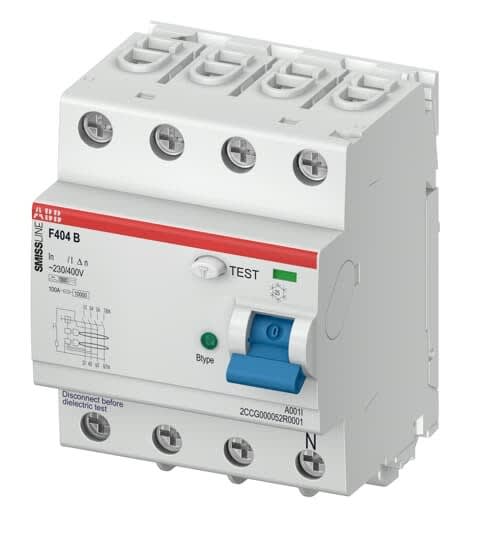 ABB Electrification - JORDFEILBRYTER F404 B 63A/300m A